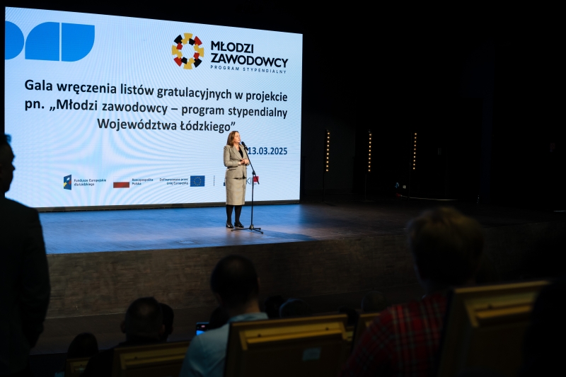 Uroczysta Gala wręczenia listów gratulacyjnych w projekcie „Młodzi zawodowcy – program stypendialny Województwa Łódzkiego&quot;