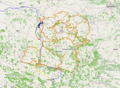 Łódzki Szlak Konny - pętla zewnętrzna odcinek 03; Popów - Niewiesz Kolonia