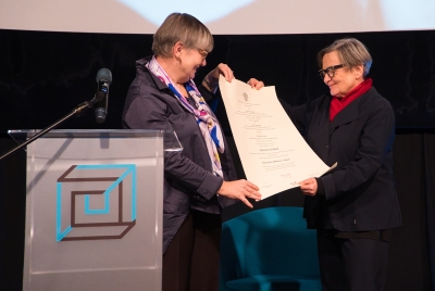 Agnieszka Holland odebrała doktorat honoris causa Szkoły Filmowej w Łodzi