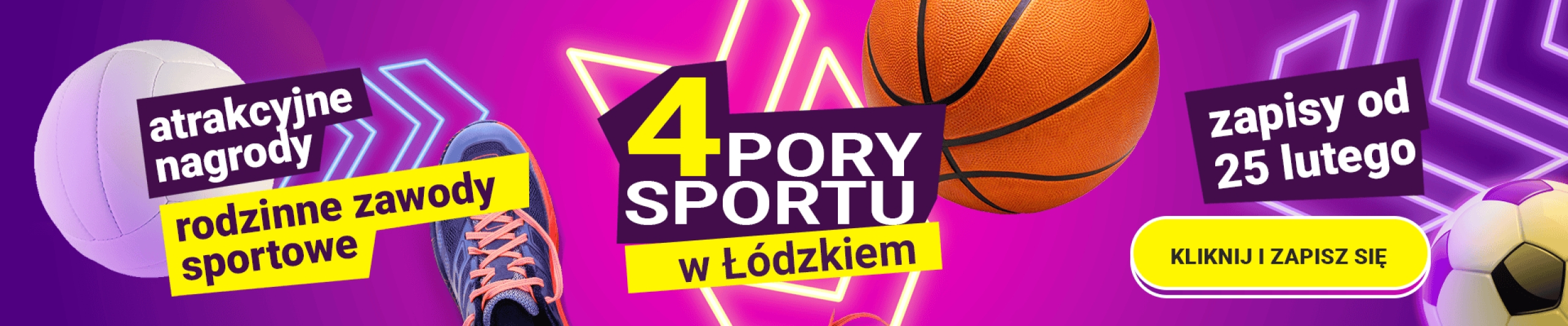 4 Pory Sportu w Łódzkiem – sportowa rywalizacja dla każdego!