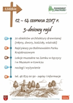 Szlakiem architektury drewnianej - Łódzkie 2017